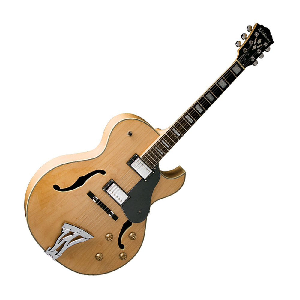 Washburn J3 Natural Jazz Guitars Drum and Guitar