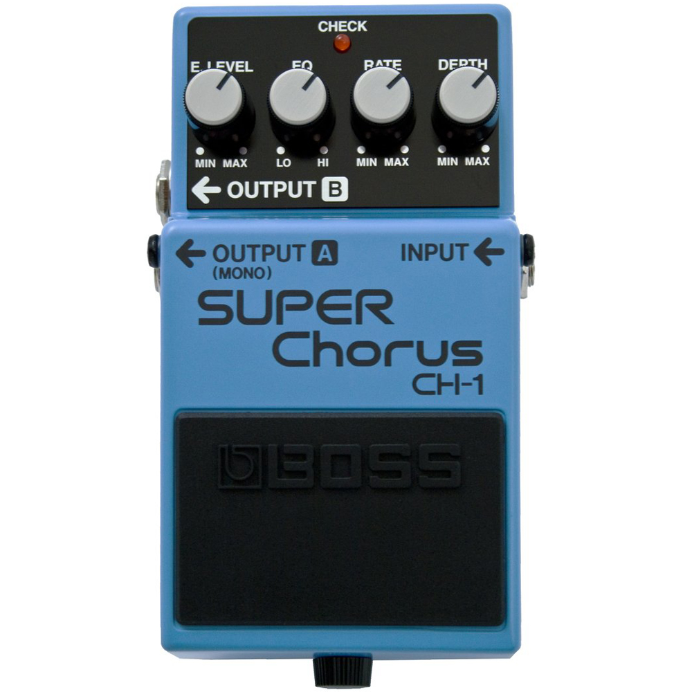 Boss CH1 Super Chorus Boss Effects Pedals Drum and Guitar