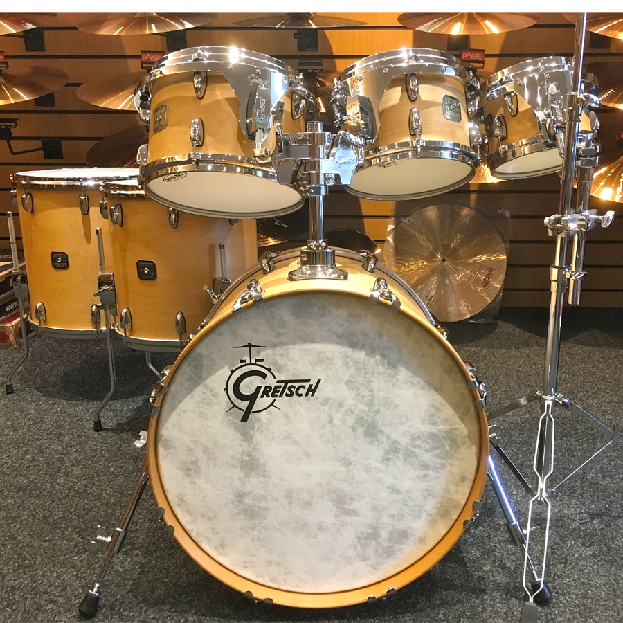Used Gretsch USA Maple Drum Shell Pack Preowned Nottingham Drum
